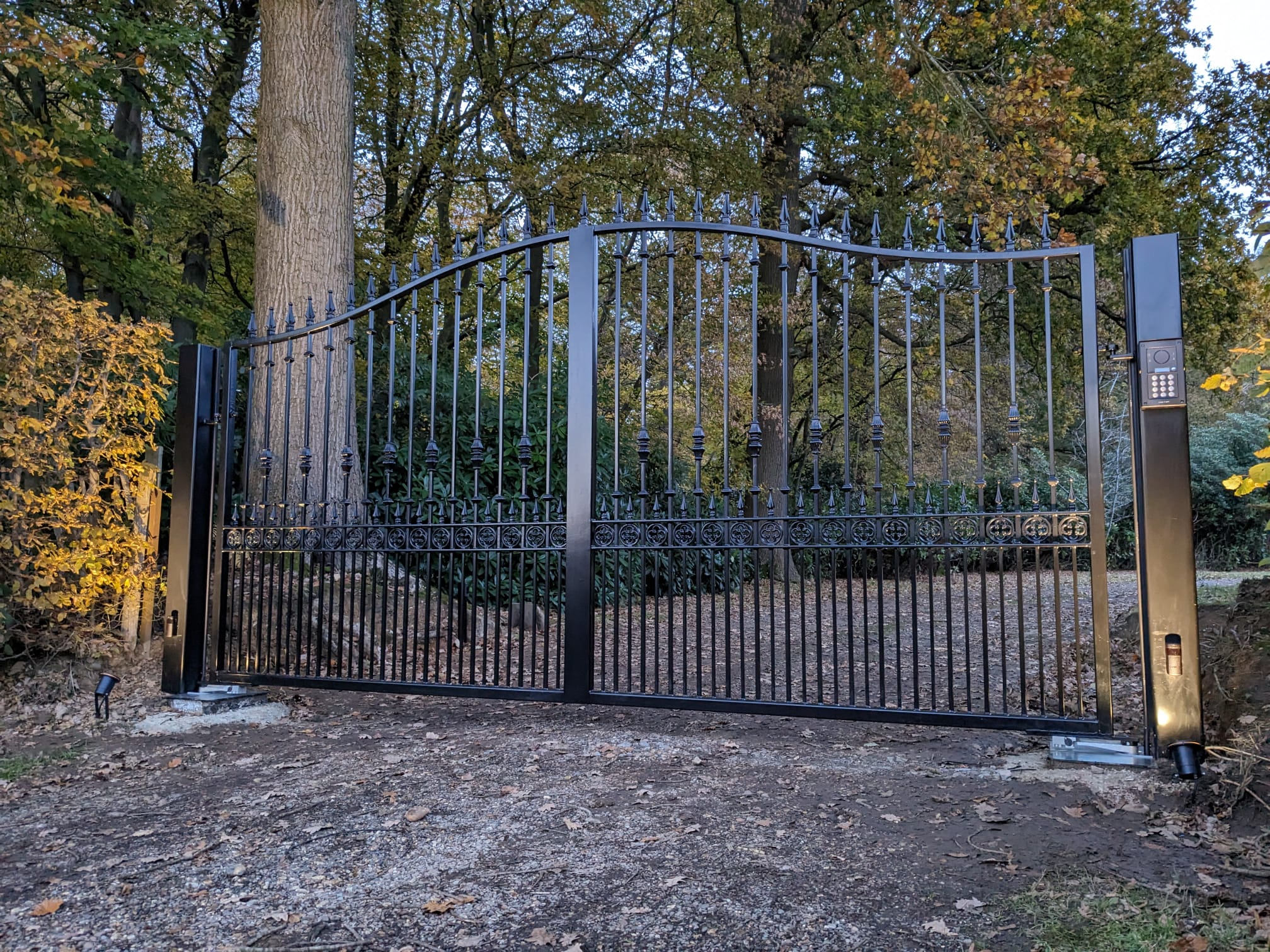 Norfolk Iron Driveway Gates