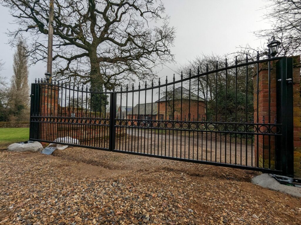 metal driveway gates in Ely