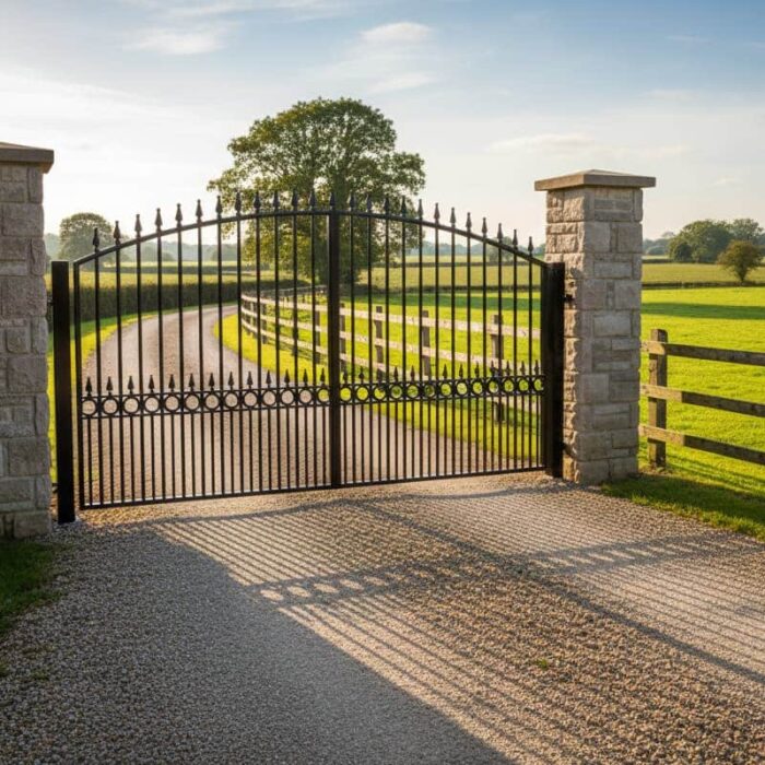 Bedfordshire Iron Driveway Gates Design
