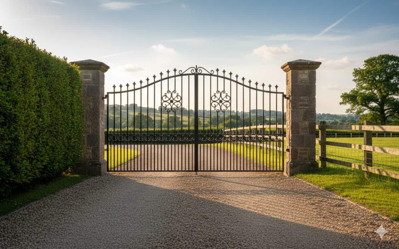 Buckinghamshire Iron Driveway Gates
