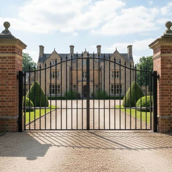 Hertfordshire Iron Driveway Gate Design