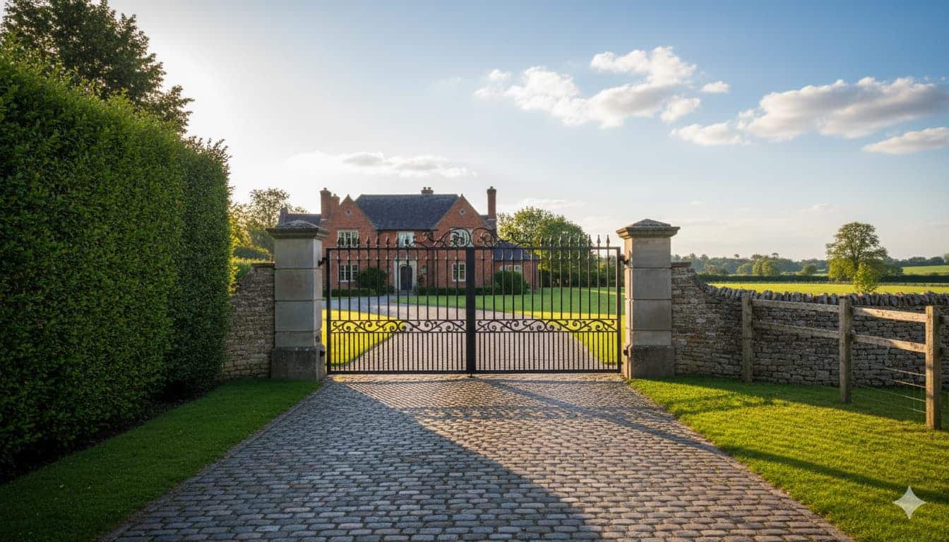 Oxfordshire Iron Driveway Gates