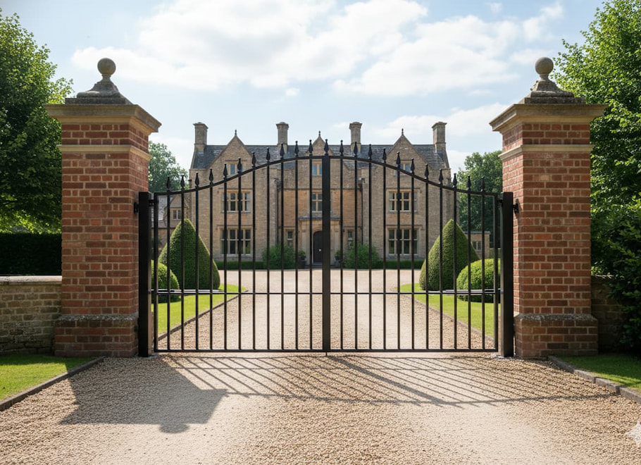 electric gates with above ground motors