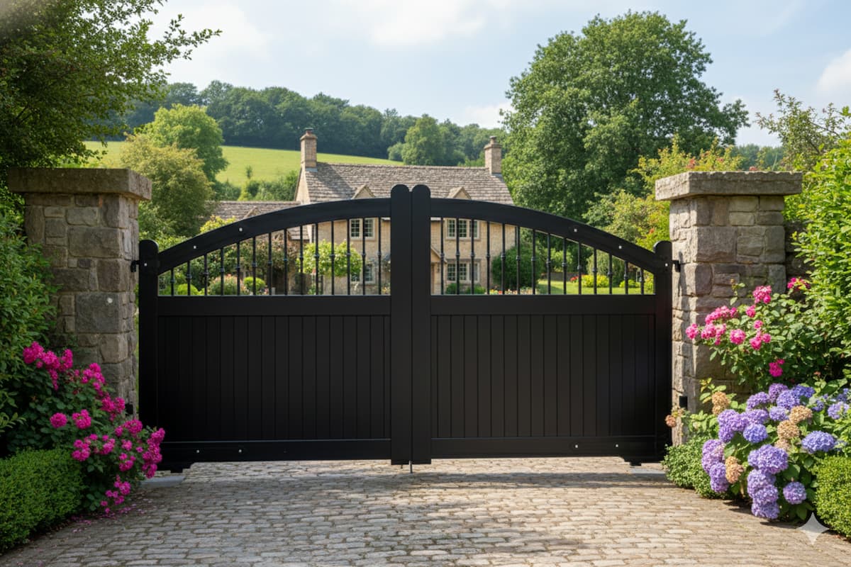 Northamptonshire Aluminium Driveway Gates